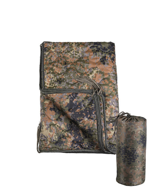 Mil-Tec termo vložek v ponjavo flecktarn, 210 x 150 cm