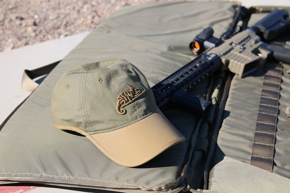 Helikon-Tex Καπέλο PolyCotton Ripstop με λογότυπο, Olive Green / Adaptive