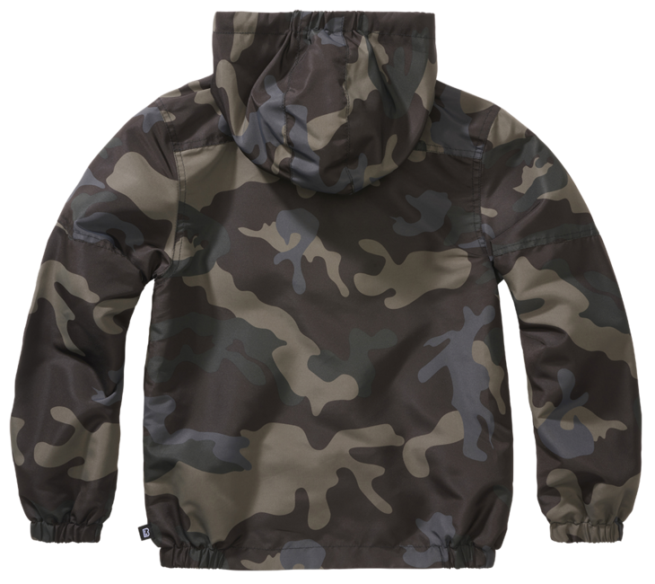 Brandit Summer Frontzip Windbreaker jakna otroška, darkcamo