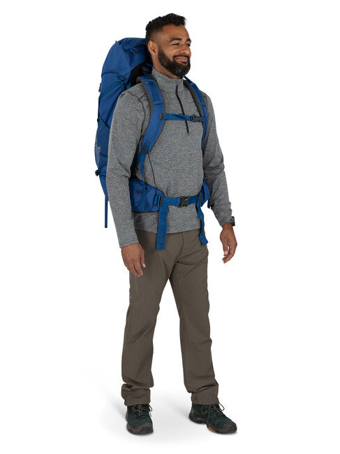OSPREY ROOK 50 pohodniški nahrbtnik, astology blue/blue flame