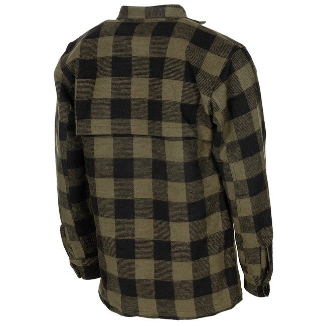 Fox Outdoor drvarska flanelna srajca, OD green-črna