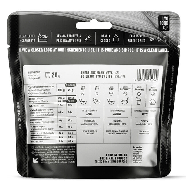 LYOfood jabolko 370g Apple