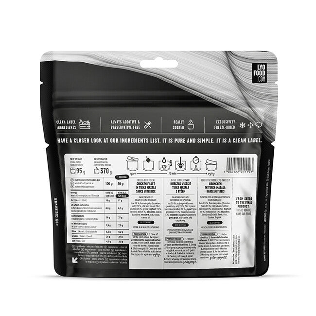 LYOfood Kuracia Tikka Masala 370g