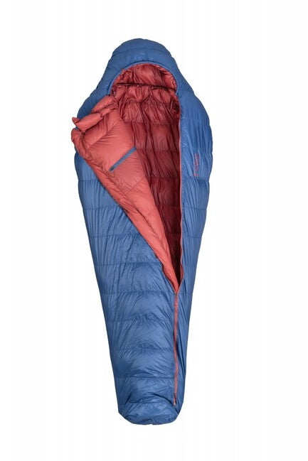 Patizon Dpro 290 ultra lahka spalna vreča, Navy/red, L, leva