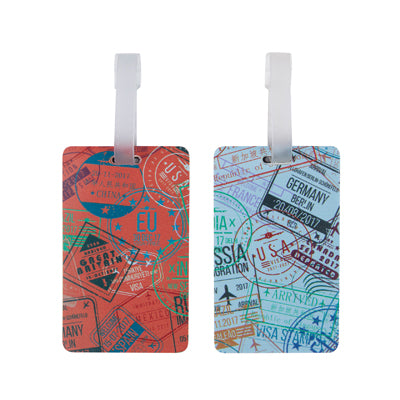 Travelon Passport stamps komplet nalepk za prtljago, 2 kos