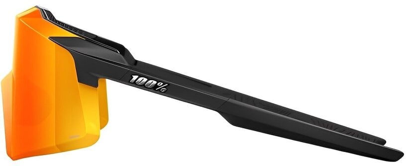 100% Aerocraft sončna očala Soft Tact Black, HiPER Red Multilayer Mirror