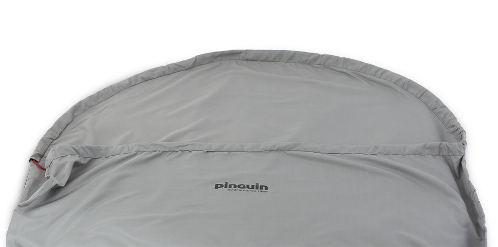 Pinguin Hygienical Sleeping Bag Liner Mummy, Grey, 195cm