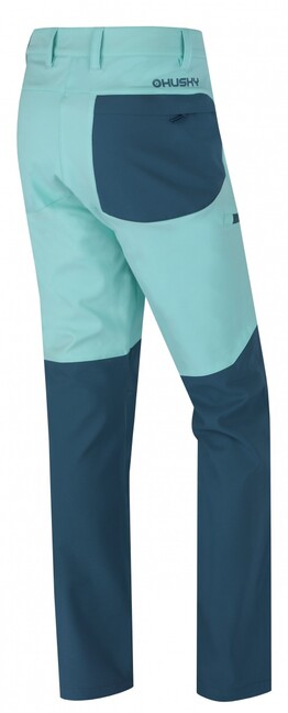 HUSKY Kavia hlače softshell ženski, mentol/turkizna