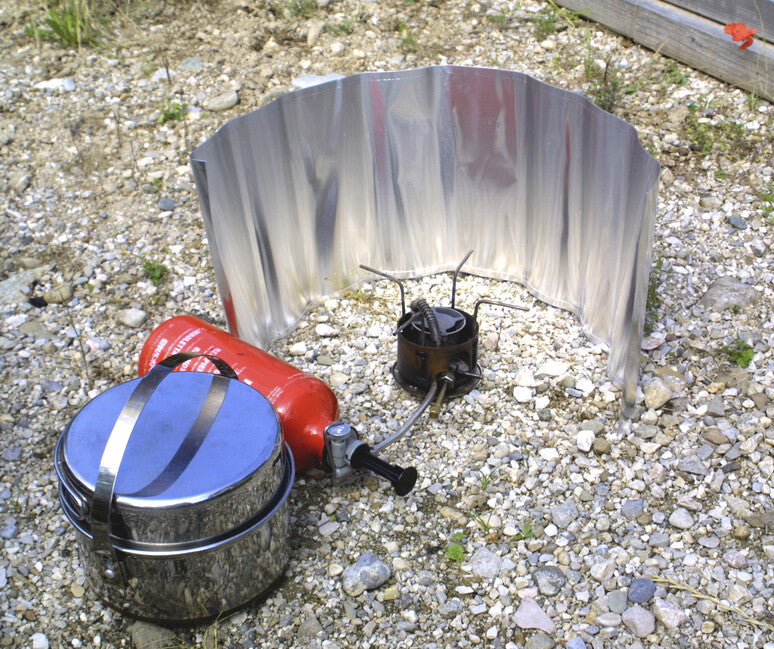 Origin Outdoors zvitljivo aluminijasto čelno steklo 24 cm visoko
