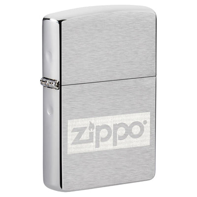 Zippo kromiran vžigalnik in steklenica