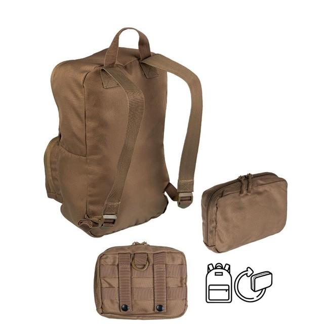 Mil-Tec Assault Ultra Compact Backpack, Dark Coyote, 15L