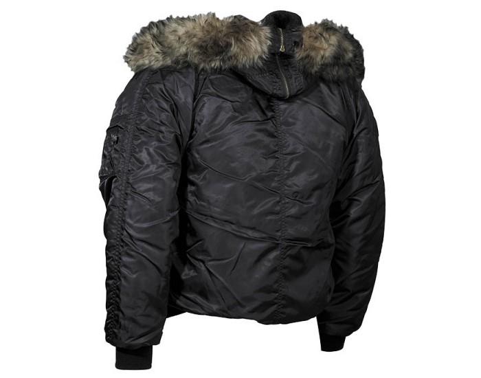 MFH N2B Bomber Jacket, Nylon with Fur