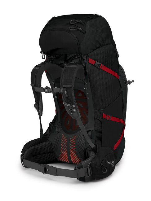 Osprey Aether Plus 85 Hiking Backpack, Black