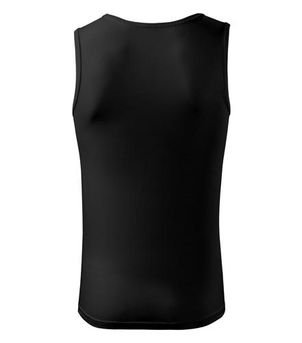 Malfini majica brez rokavov moški 160g/m2, črna