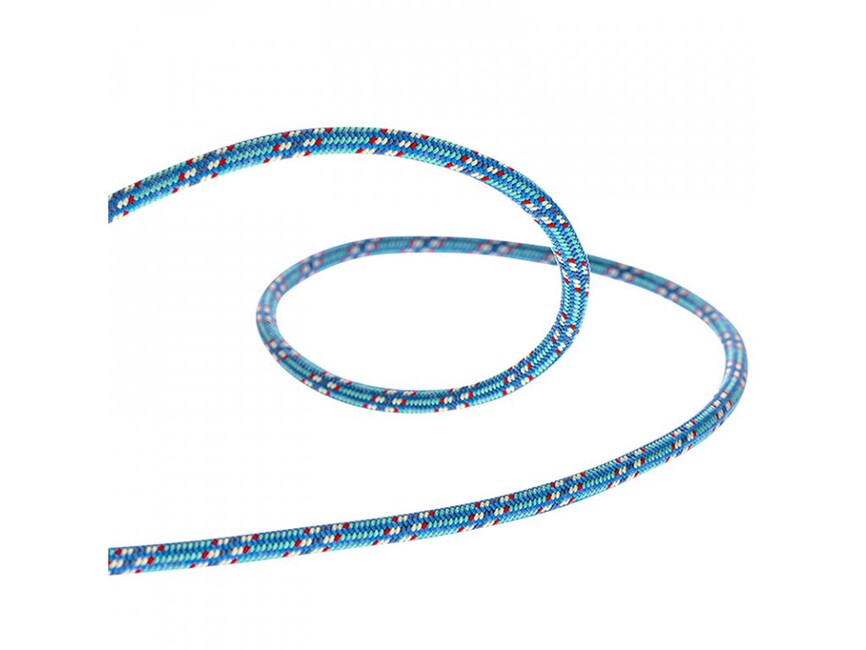 BEAL Ice Line Unicore polovičnog plezalne vrv 8,1 mm 2 × 50 m, smeraldna/oranžna