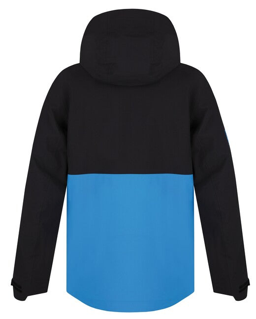HUSKY Nabbi M softshell jakna za na prostem moška, črna/neon modra