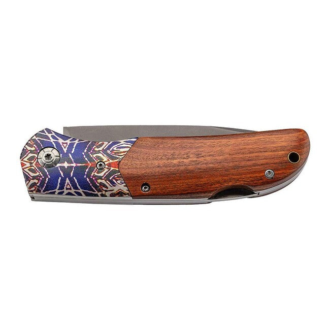 Herbertz žepni nož, Cocobolo, barvni tisk, 9,5 cm