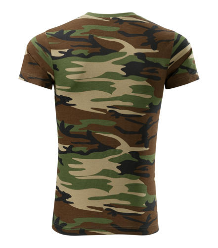 Malfini Camouflage kratke majice 160g/m2, rjava