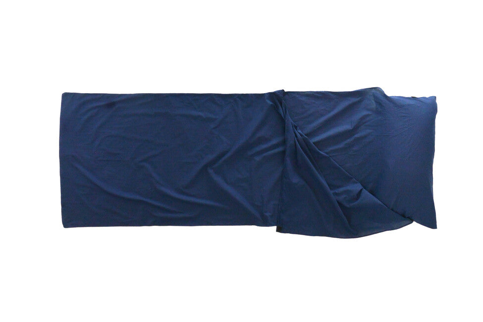 Origin Outdoors Poly-Cotton vložek za spalno vrečo pravokotna, mornarsko modra