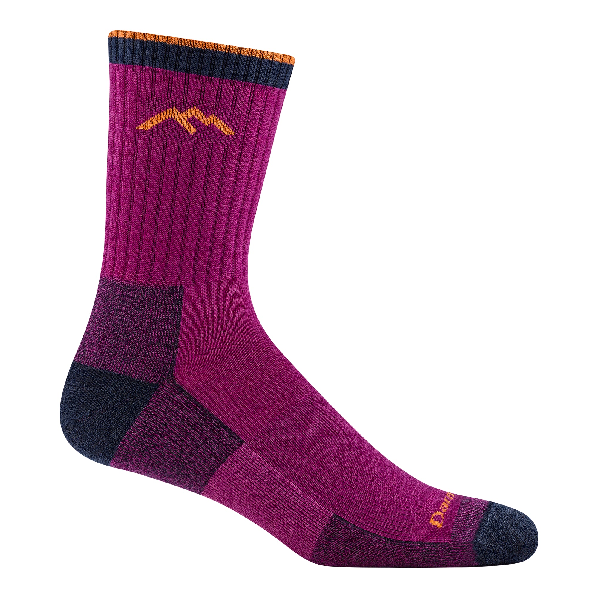 Darn Tough Hiker Micro Crew Midweight Cushion Hiking Socks, Clover