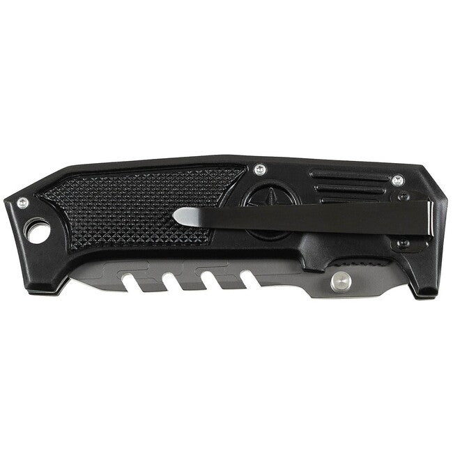 Fox Outdoor Jack Knife, Single-Hand, Metal Handle, Black
