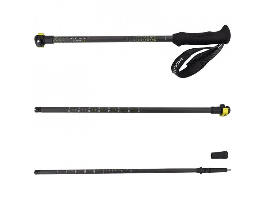 CAMP Replacement Segment for 3-Piece Backcountry Carbon 20 Poles - Lower Section