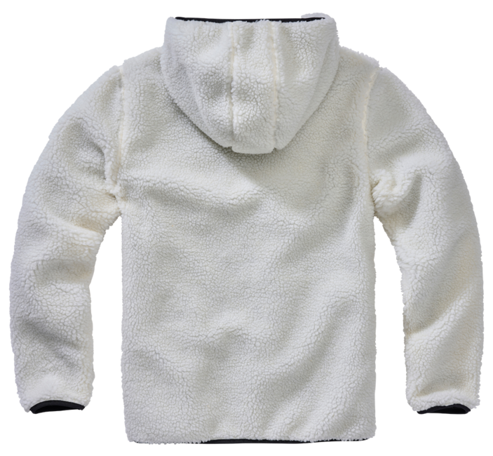 Brandit Teddyfleece Worker flisasti pulover, bela