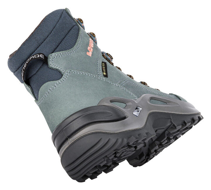 LOWA Renegade GTX Mid Ls ženski pohodniški čevlji, iceblue/salmon