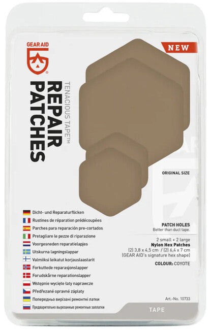 GearAid Tenacious Tape popravni obliž, Coyote, 4 kosi