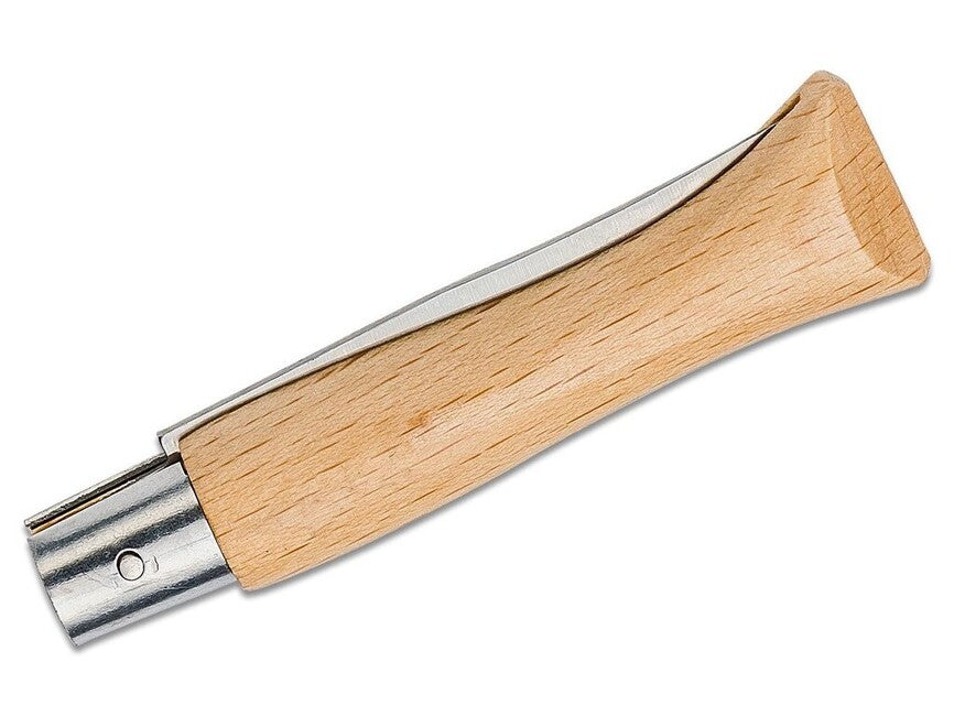 Opinel N°05 Inox preklopni nož, rjava