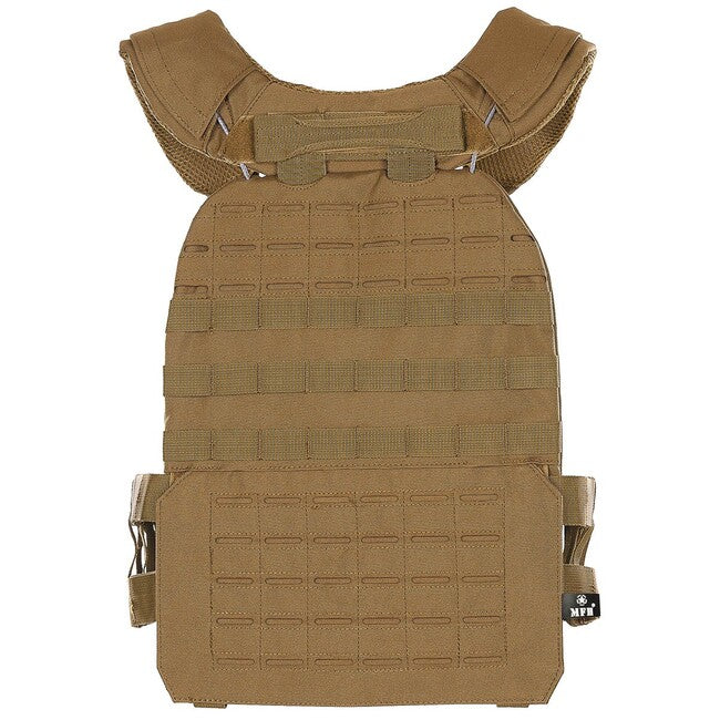 MFH Laser Tactical Vest MOLLE, Coyote Tan
