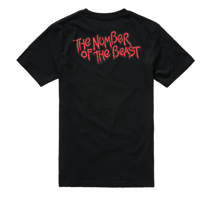 Brandit Iron Maiden majica Number of the Beast II, črna