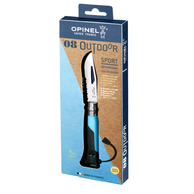 Opinel N°08 preklopni nož Outdoor, modra