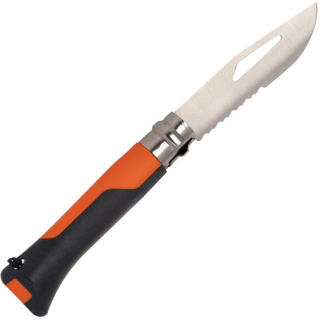 Opinel VRI N°08 Inox Outdoor Folding Knife, Orange