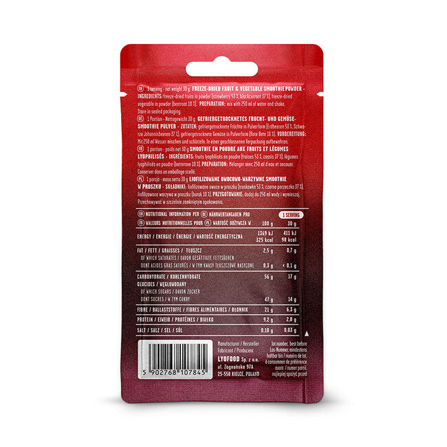 LYOfood Rubinasta zmes smoothie 370g
