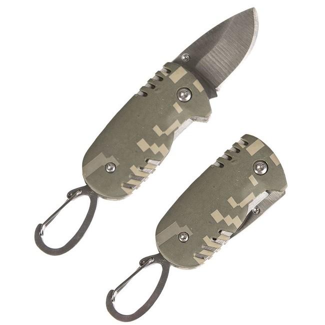 Mil-Tec Small Folding Knife with Carabiner, AT-digital, 9cm