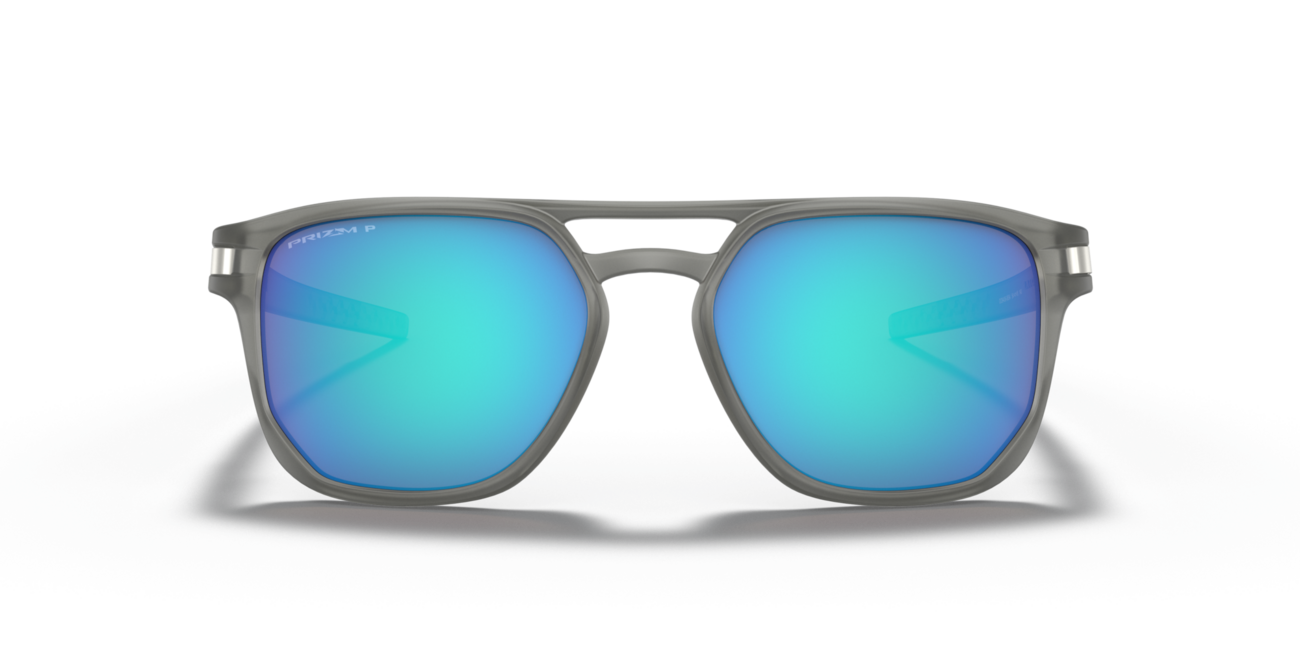 Oakley LATCH BETA sončna očala s okvirjem Matte Grey Ink in steklci Prizm Sapphire Irid Polar, 54