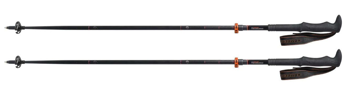 Komperdell FXP.4 Exp. Vario zložljiva palica Carbon, 105-125 cm, 1 par