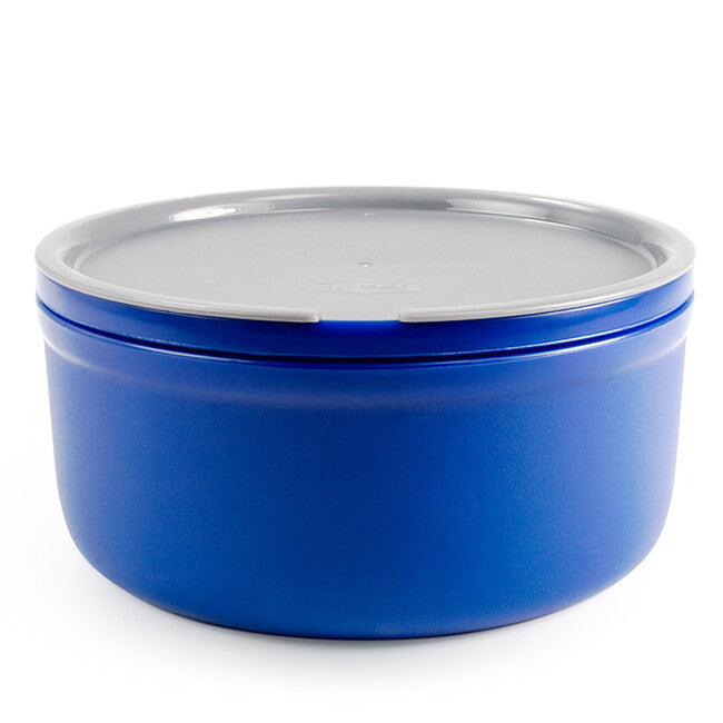 GSI Outdoors 591 ml komplet skledice in lončka izoliranega z neoprenom, modra