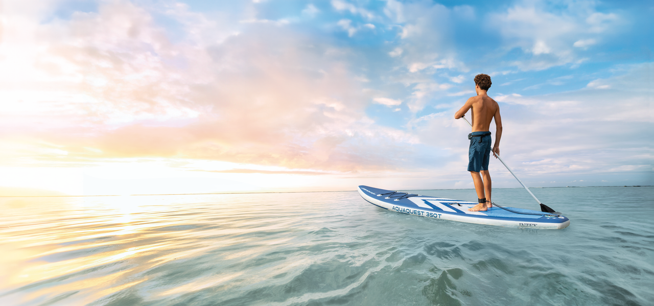 Intex AquaQuest 350T Touring SUP Paddleboard