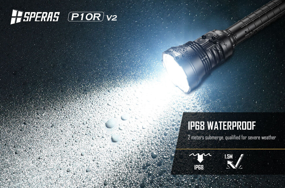 Speras P10R V2 polnilna LED svetilka 10000LM