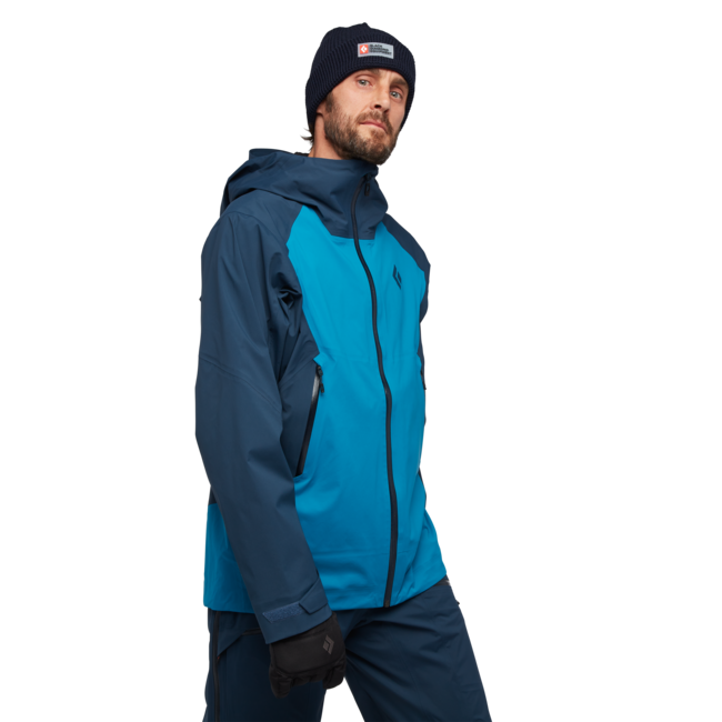 Black Diamond Recon Lt Stretch Shell alpska jakna moška, kingfisher-indigo