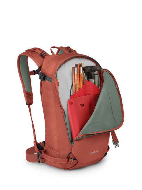 OSPREY SOPRIS skialpski nahrbtnik 20, emberglow orange