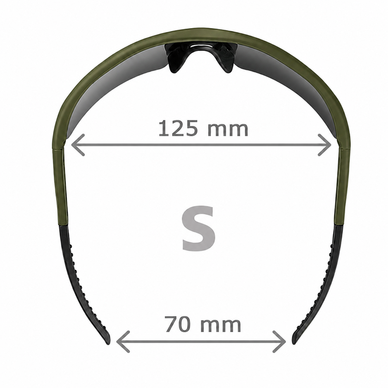 SWISS Eye® RAPTOR zaščitna taktična očala, olivna