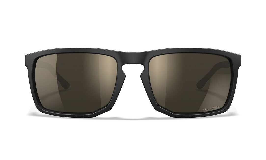 Wiley X Axe sončna očala Captivate Polarized Tungsten Mirror, mat črna