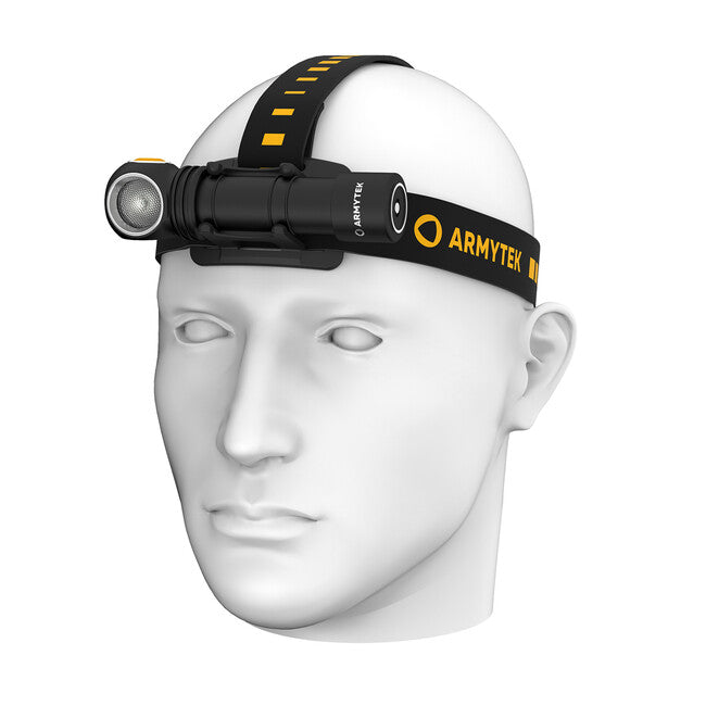 ArmyTek Wizard C2 Magnet White LED Headlamp with Magnetic Mount, Battery Powered, 1200 lm, 4800 h, 64 g