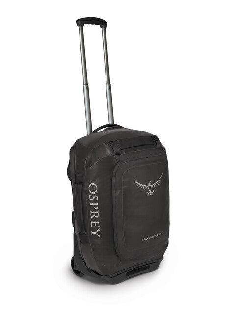 OSPREY ROLLING TRANSPORTER 40 potovalna torba na kolesih, črna