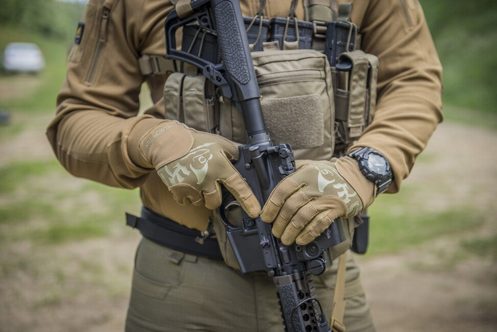 Helikon-Tex Range Tactical Gloves, PenCott WildWood™/Coyote