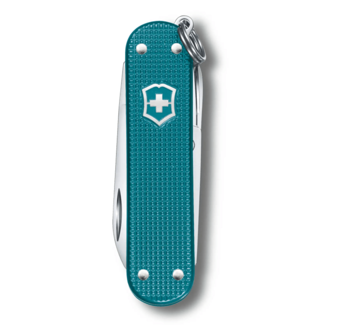 Victorinox Classic Colors Alox Wild Jungle večnamenski nož 58 mm, turkizna, 5 funkcij