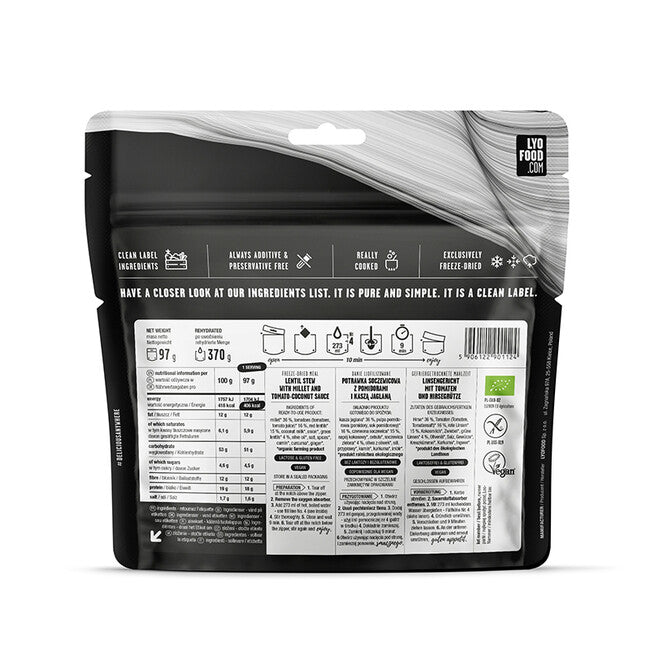 LYOfood DAL čočevičev, 370g
